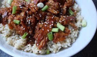 Bring out your slow cooker and pantry staple ingredients for a sweet and spicy sesame chicken thighs recipe!
