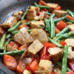 Ginger Pork Stir-Fry is a one pot meal with a simple stir-fry sauce made with Truvia® Nectar. It truly satisfies and meets the criteria for an easy weeknight meal.