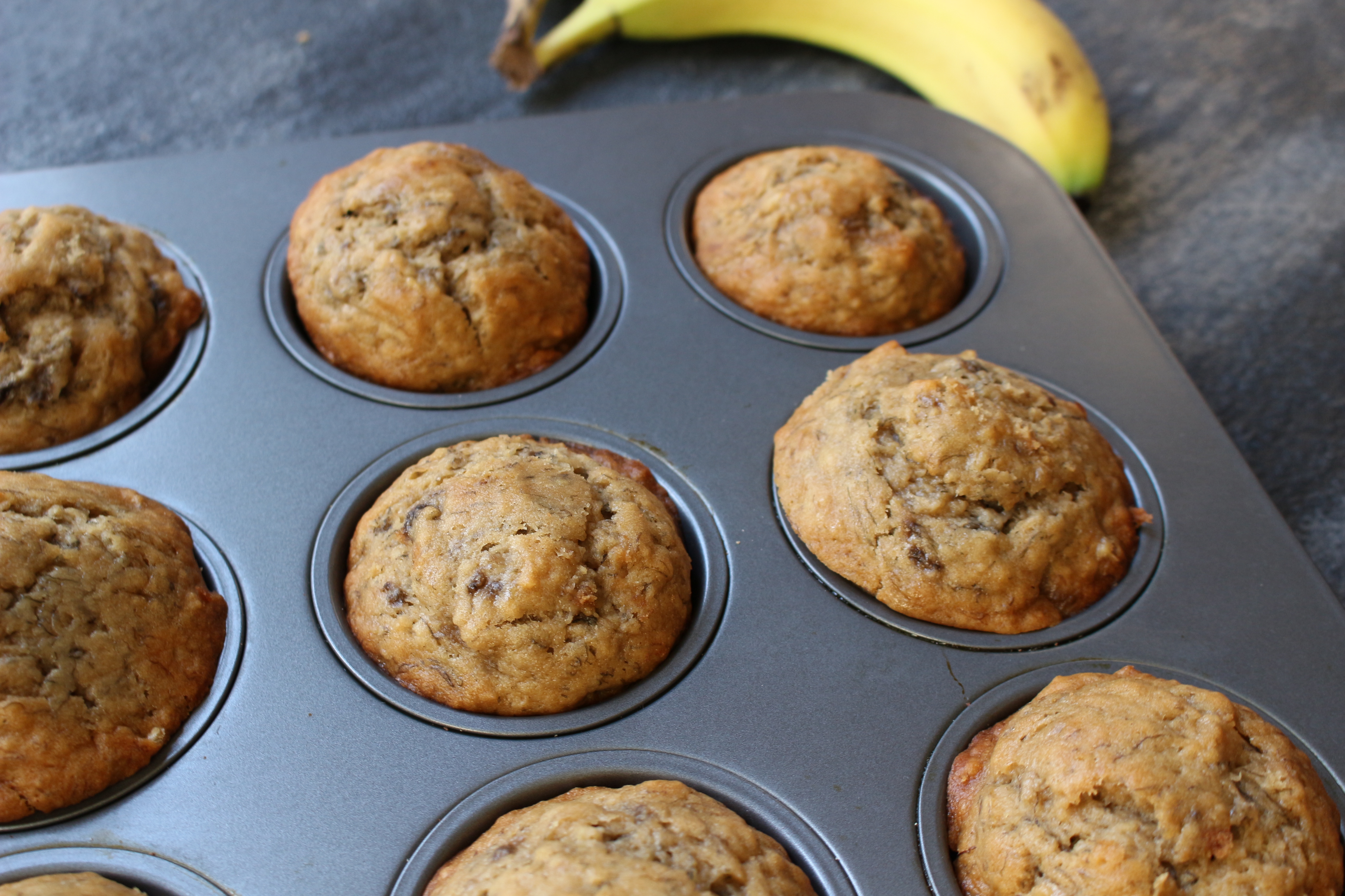 Easy Banana Bread Muffins - Mom To Mom Nutrition