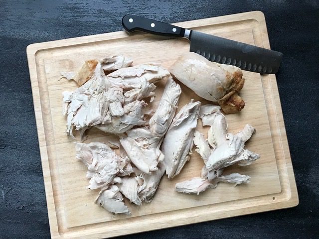 Have leftover turkey from your holiday dinner? Here are 5 easy ways to gobble it down! This year for Thanksgiving my parents hosted 17 family members and for fear that we wouldn’t have enough white meat to go around, my Mom had me make an extra turkey breast. Well in true Thanksgiving fashion, there was SO much food to pass around that we didn’t even touch the 6-pound turkey breast I had cooked. Lucky for me, I took the extra meat home and now I’m meal planning the ways in which I can use this leftover turkey goodness! Basically I’m just here to share some no-brainer ways that I plan on using the leftover turkey. No crazy recipe instructions or ingredients needed. I’m too tired to think of much else and I’m sure many of you home cooks are too! I hope you find these simple meal ideas useful… assuming you even have leftover turkey to eat! And if not, just substitute with chicken. Have leftover turkey? Me too! Here’s how I’m going to gobble up the leftovers: BBQ Turkey Sandwiches: No recipe needed here folks. Just take that turkey, heat it up in a skillet with some BBQ sauce, then plate it on top of a roll or bun! I’m going to take ours to the next level by adding a crunchy coleslaw topping. Turkey Noodle Soup: Yep, just like chicken noodle. Except you add turkey! My favorite chicken noodle has lots of roasted garlic, which pairs nicely with turkey too! Turkey Tacos: I told you this was going to be easy! Turkey and taco seasoning sounds like a weird combo, but I swear once you mix the two with your favorite salsa and taco toppings, you won’t be disappointed! Turkey Stir-Fry: All you need is a basic stir-fry recipe and at the last minute toss in the cooked turkey! Turkey Panini: I’ve got you covered with my favorite recipe right here. Easy peasy my friends! I hope you had a wonderful Thanksgiving with loved ones and that you have plenty of leftover turkey to enjoy too! 