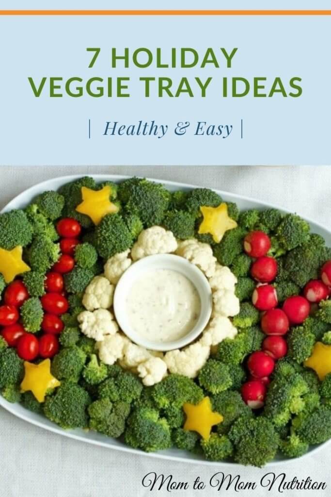 Holiday veggie trays are designed for Thanksgiving and Christmas celebrations. Both healthy and fresh, vegetable trays are perfect for a holiday snack, appetizer, or side! #holidayveggietrayideas #holidayveggietrayappetizer #christmasholidayveggietrayideas 