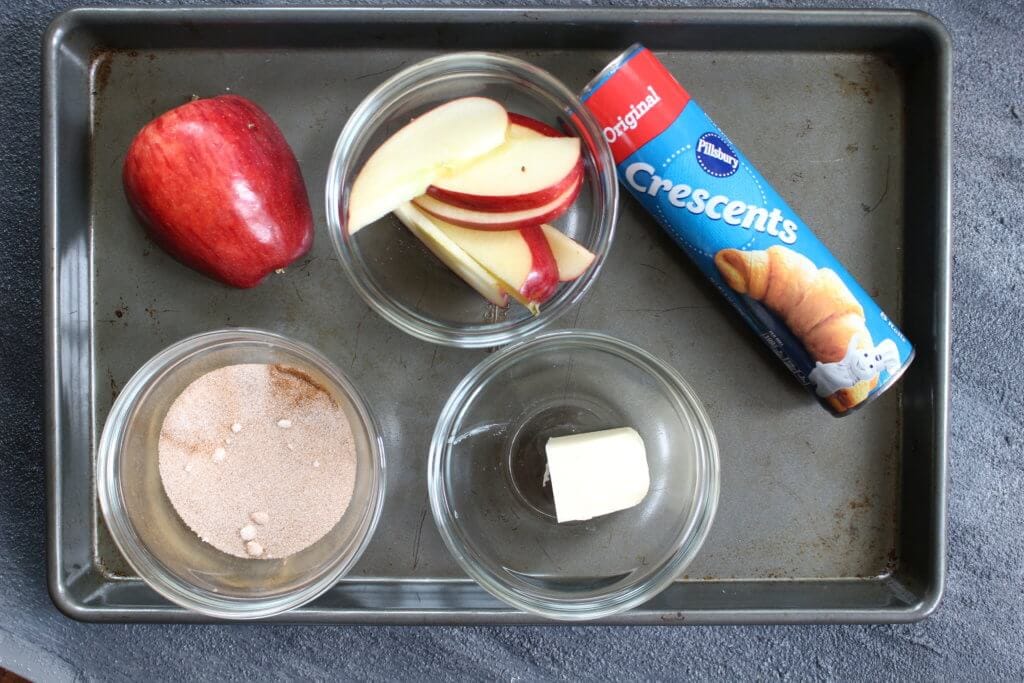 img_3288 - Mom to Mom Nutrition These easy apple pie bites taste just like the real deal but without all the homemade pie fuss! A few store-bought shortcuts and Michigan apples make all the difference!