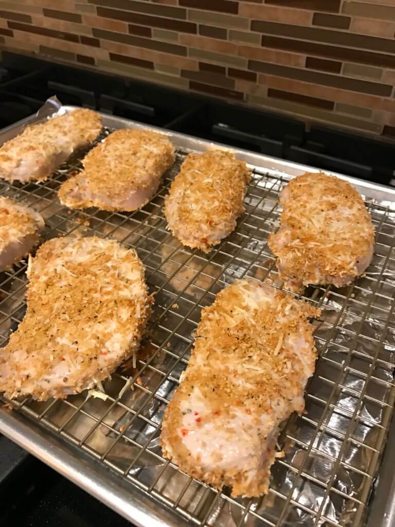 All you need is 4 ingredients to make these parmesan crusted pork chops. Served alongside roasted broccoli or sautéed zucchini and dinner couldn’t get any easier!