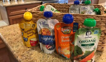 Are baby food pouches worth all the hype?! Here’s an honest review and a reason why I give them to both my baby and toddlers!