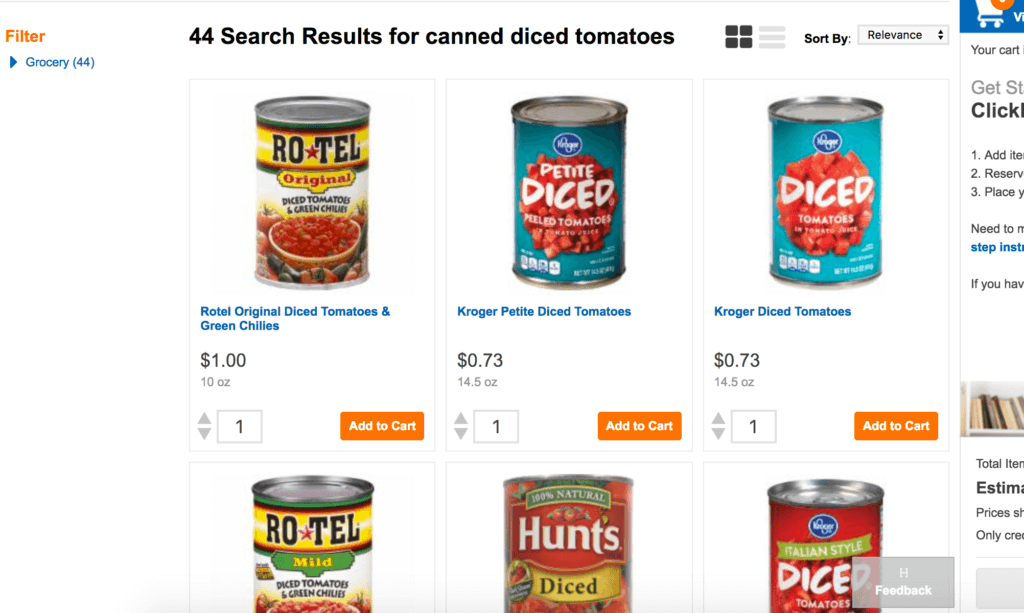 Here's an inside look at my experience using ClickList, an online grocery ordering service from Kroger. 