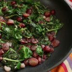 Kale grape skillet is a heart-healthy side dish made with fresh kale leaves and a simple, nutritious, 100% Welch’s Grape Juice sauce.