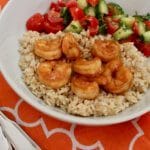 Honey garlic shrimp make the perfect weeknight meal. Use as a filling for tacos, or eat as-is with your favorite fresh salsa and brown rice.