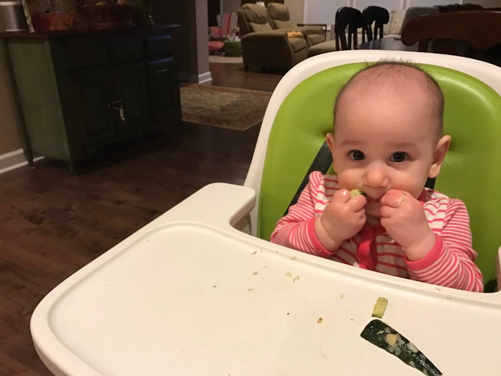 IMG_8948 - Mom to Mom Nutrition Parmesan zucchini sticks are baked to perfection and full of cheesy parmesan flavor! A simple side dish or appetizer, served best with marinara sauce for dipping!