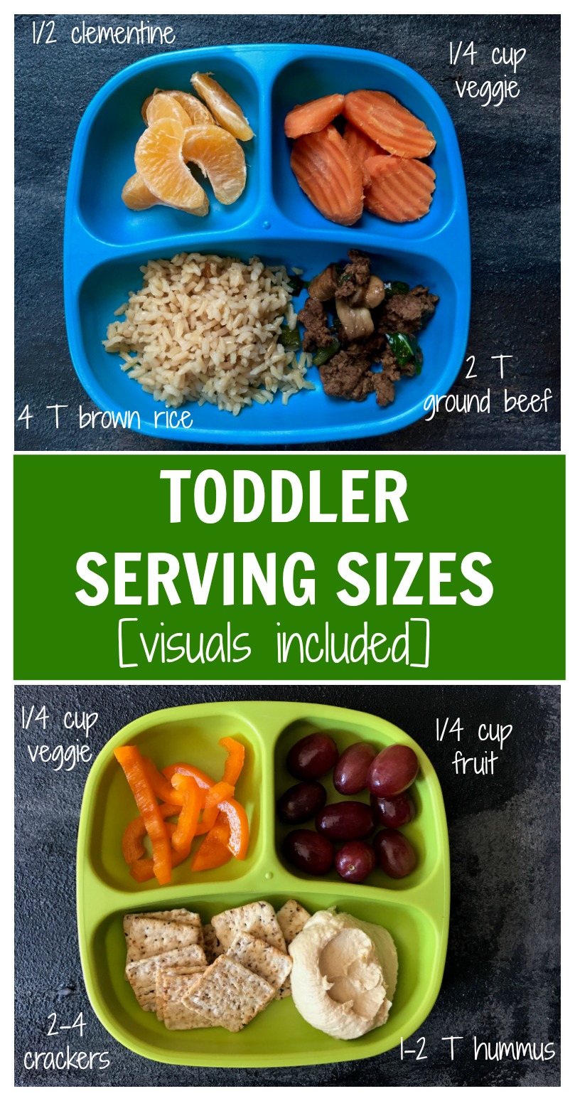 Toddler Serving Sizes [Visuals Included!] - Mom To Mom Nutrition