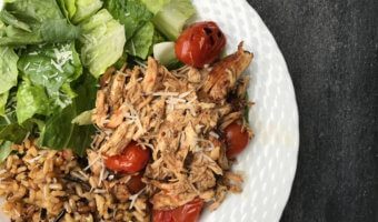 Filled with layers of flavor and simple ingredients, this slow cooker balsamic chicken is sure to make any weeknight meal taste both elegant and delicious!