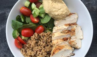 Greek chicken bowls make a delicious one-bowl meal that is packed with fresh, Greek flavors and is easily customizable depending on your family’s favorite veggies!