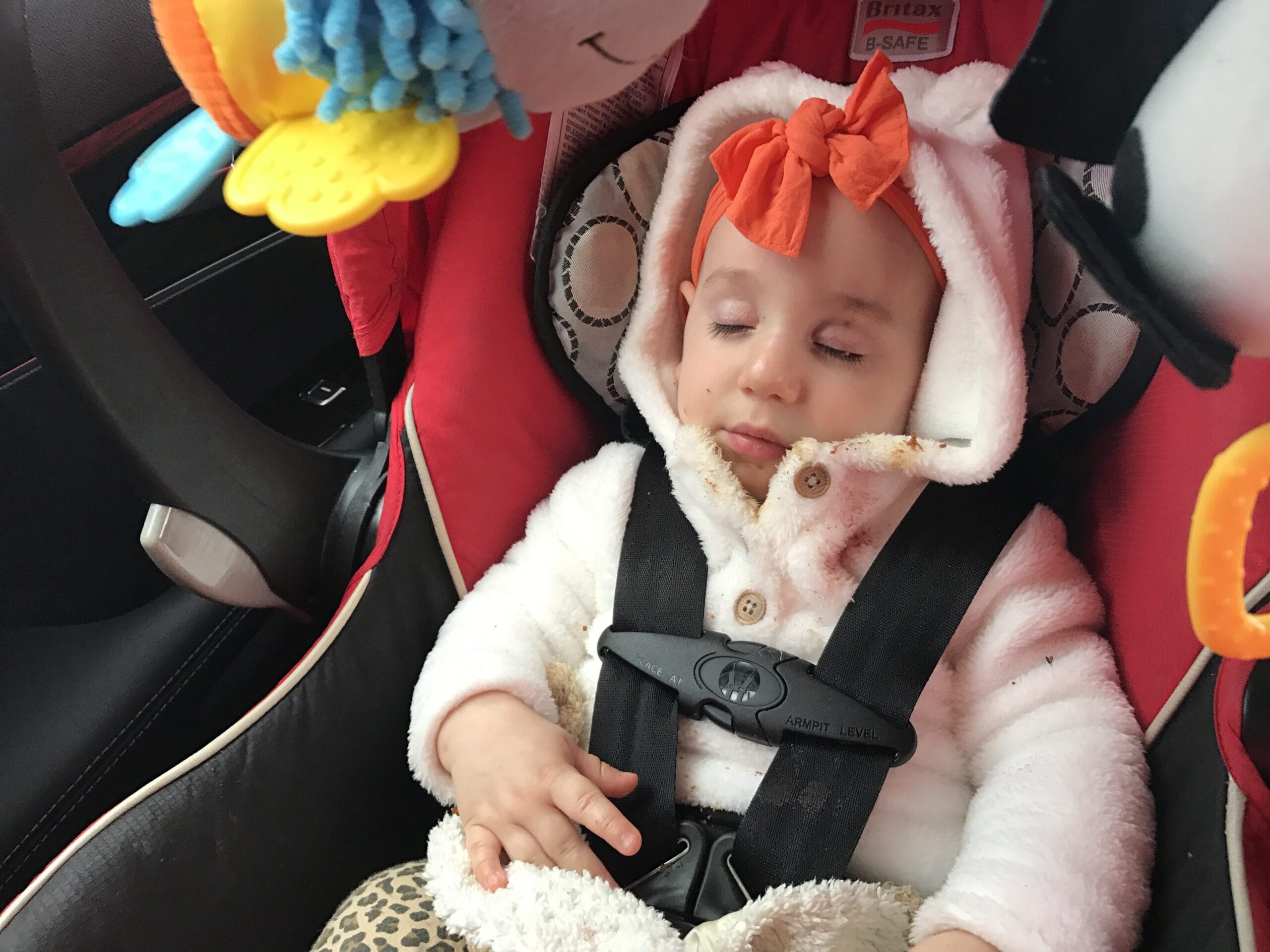 My little travel companion has been a champ so far. The best was Lily's bright, big smile she gave Joy the time we all had together before her passing.