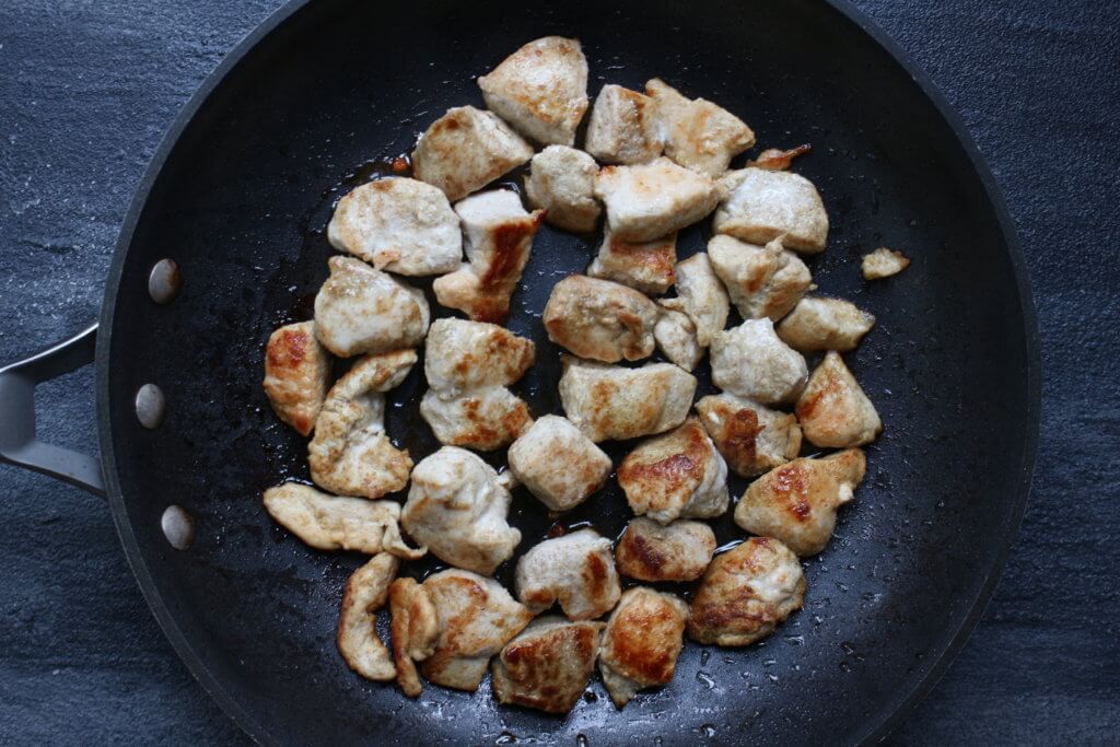 IMG_3501 - Mom to Mom Nutrition Skillet chicken carnitas are a family-friendly spin on the classic pork carnitas recipe, made with fresh flavors like orange juice, cumin, and garlic!