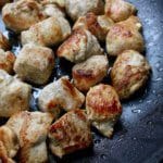 Skillet chicken carnitas are a family-friendly spin on the classic pork carnitas recipe, made with fresh flavors like orange juice, cumin, and garlic!