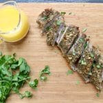 A Cuban-inspired mojo pork tenderloin with a fresh, flavorful sauce with Florida Orange Juice. Cooked right in your slow cooker with plenty of leftovers for more than one meal.