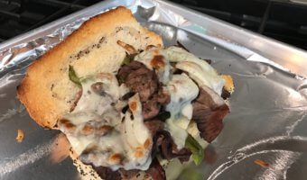 Take your deli sandwich game to the next level by making this beefy, cheesy roast beef hoagie with melted provolone cheese!