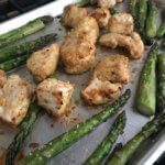 All you need is one pan, a few pantry staples, and 25 minutes until you can enjoy this simple sheet pan garlic parmesan chicken dinner.