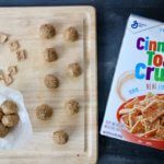 Whole Grain Cinnamon Crunch Bites make the perfect whole grain snack when you’re craving something flavorful AND fiber-filled. A perfect grab-and-go snack or lunchbox treat!