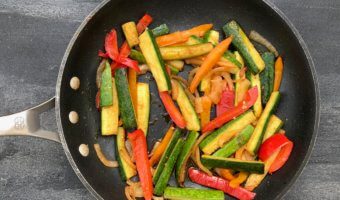 Spice-up taco night with taco seasoned veggies. The perfect healthy side dish to a traditionally carbohydrate heavy meal!