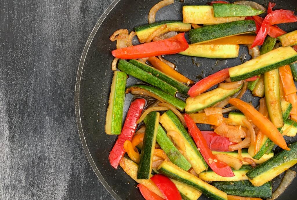 Spice-up taco night with taco seasoned veggies. The perfect healthy side dish to a traditionally carbohydrate heavy meal!