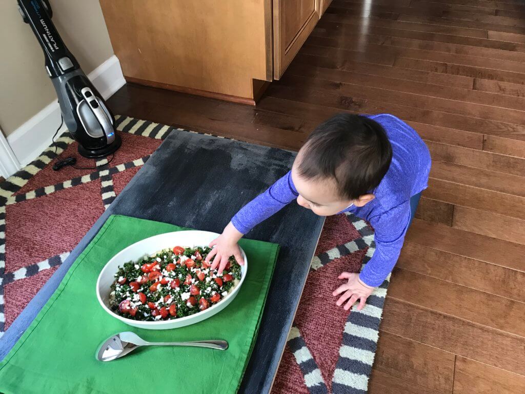 This Mediterranean Layer Hummus Dip is a fresh and healthy appetizer that is the perfect dish to pass at any party! 