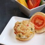 These Tri-Colored Turkey Burgers are a lean, nutrient-packed burger loaded with lots of flavor and color. They make a perfect weeknight grill or skillet meal!