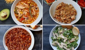 A list of easy my family’s dinner ideas meant to provide some weeknight inspiration when 5 pm hunger hits!