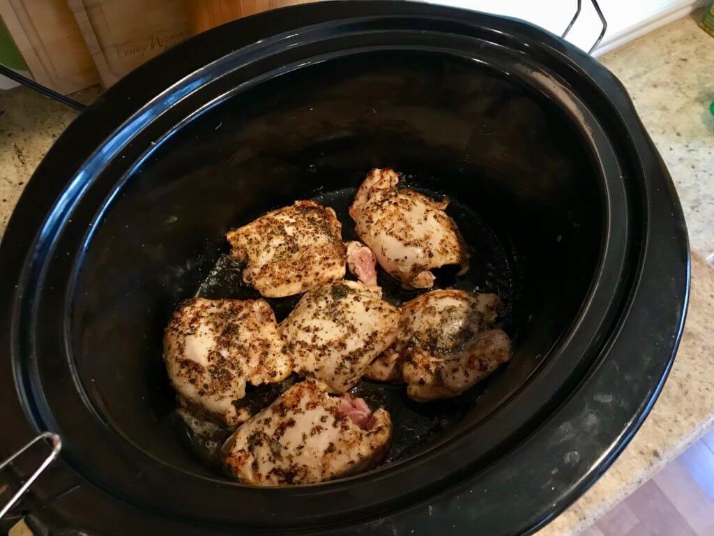 All you need is 5 ingredients and a slow cooker to make these flavorful Garlic and Herb Butter Chicken Thighs.