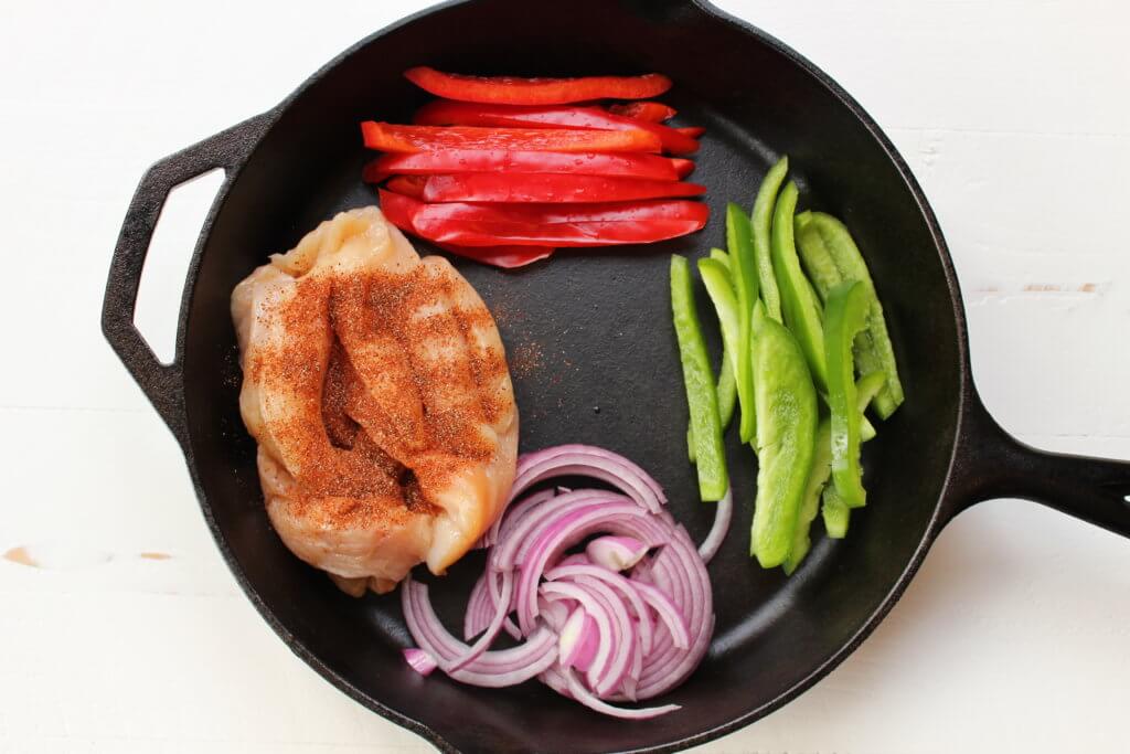 Skillet Chili-Lime Chicken Fajitas are a fast, fresh, and flavorful recipe that you can have on your dinner table in under 30 minutes!