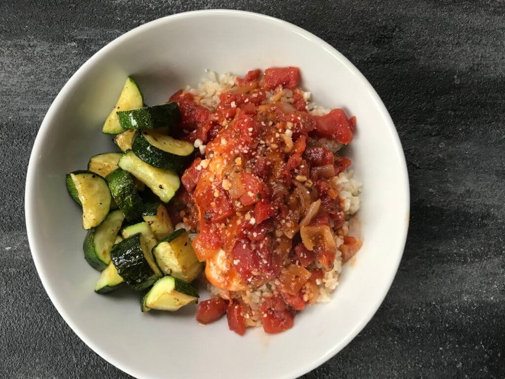 IMG_1473 - Mom to Mom Nutrition Italian chicken and rice is quick, easy, budget-friendly, and a one-pan meal that makes weeknight dining manageable.