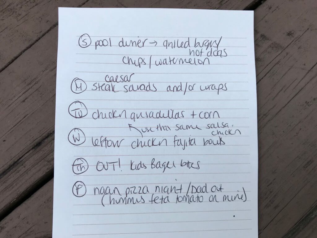 Need a little weeknight meal inspiration? Look no further than these no-fuss, customizable, real-life dinner menus! Kid and parent approved!