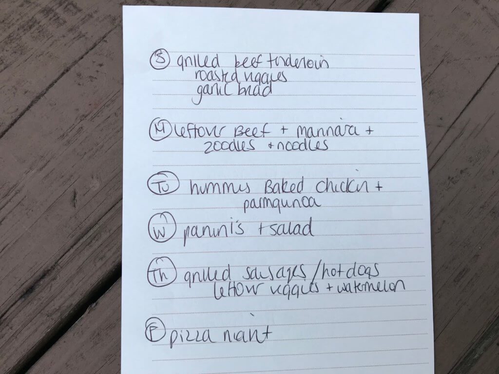 Need a little weeknight meal inspiration? Look no further than these no-fuss, customizable, real-life dinner menus! Kid and parent approved!