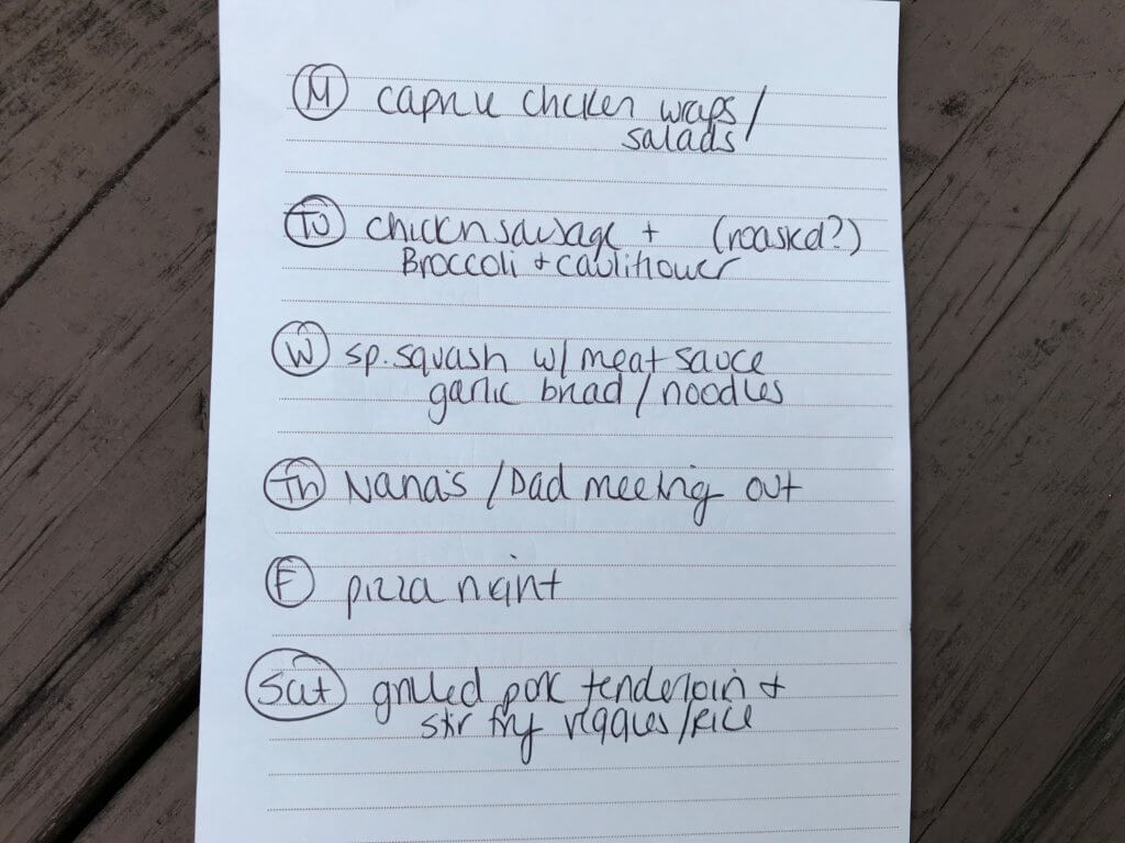 Need a little weeknight meal inspiration? Look no further than these no-fuss, customizable, real-life dinner menus! Kid and parent approved!