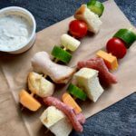 Lunch on a stick? That’s exactly what Sandwich Kabobs with Ranch Dipping Sauce are. Take your favorite sandwich and deconstruct to build a kabob. Kid and adult-friendly for an easy lunch!