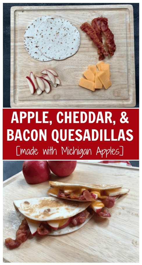 Screen Shot 2018-08-25 at 9.33.55 AM - Mom to Mom Nutrition Apple, Cheddar, and Bacon Quesadillas double as lunch or dinner recipe. The perfect flavor combination of sweet, salty, and creamy, in just 4 ingredients!