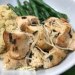 A mix of dried herbs and fresh Parmesan cheese make this Slow Cooker Herb Chicken a simple pantry staple meal with minimal prep and plenty of flavors!