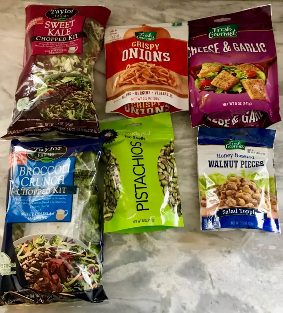 Doctored up salad kits are a great way to get more veggies and healthy ingredients in your diet with the help of this handy grocery store shortcut.