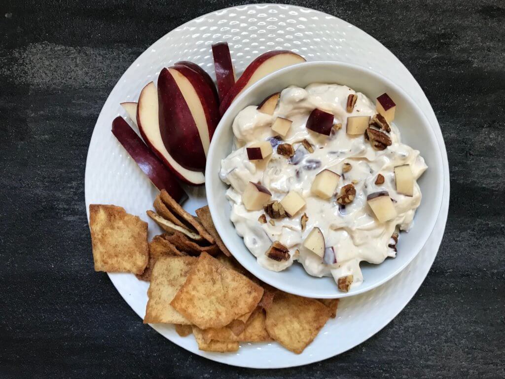Homemade Apple Pie Dip has all the flavors, spices, and apple goodness found in a baked apple pie, but in a delicious dip form! Just in time for apple season and fall gatherings. 
