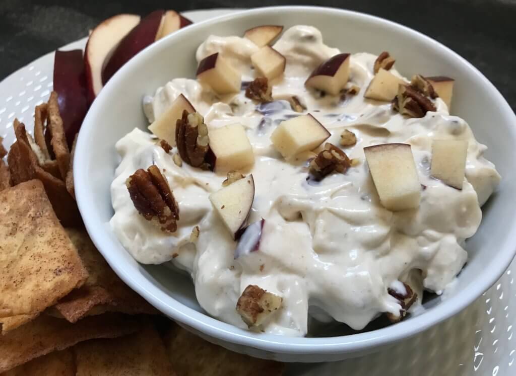 Homemade Apple Pie Dip has all the flavors, spices, and apple goodness found in a baked apple pie, but in a delicious dip form! Just in time for apple season and fall gatherings. 