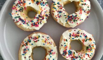 A is for apple donuts