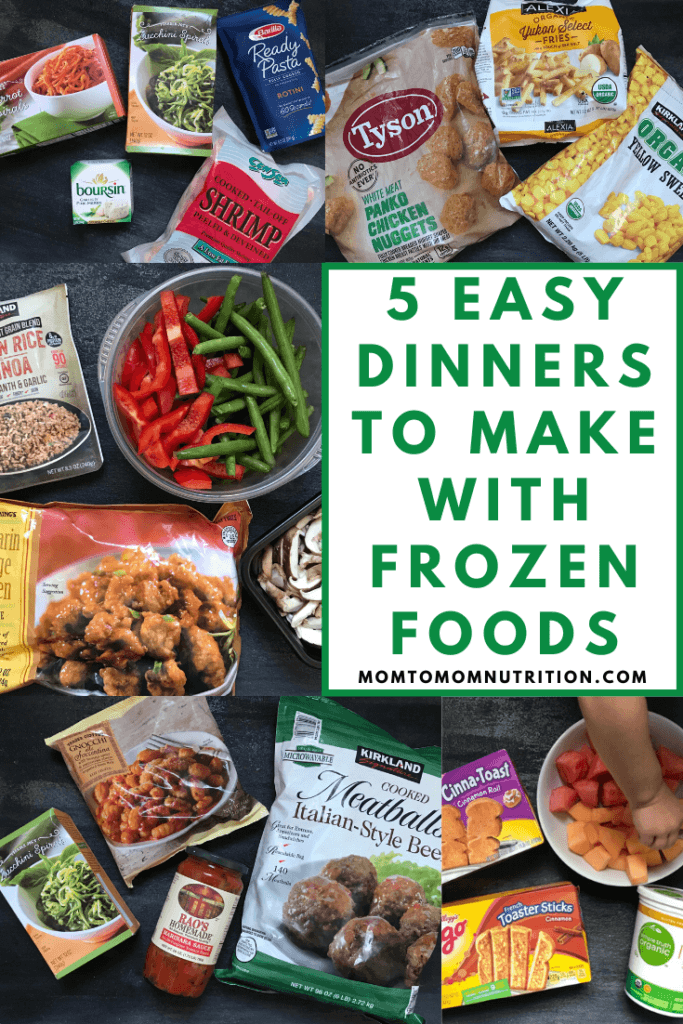 Looking for easy dinners to make with frozen foods? Make dinner that much easier with the convenience of frozen foods found at your local grocery store!