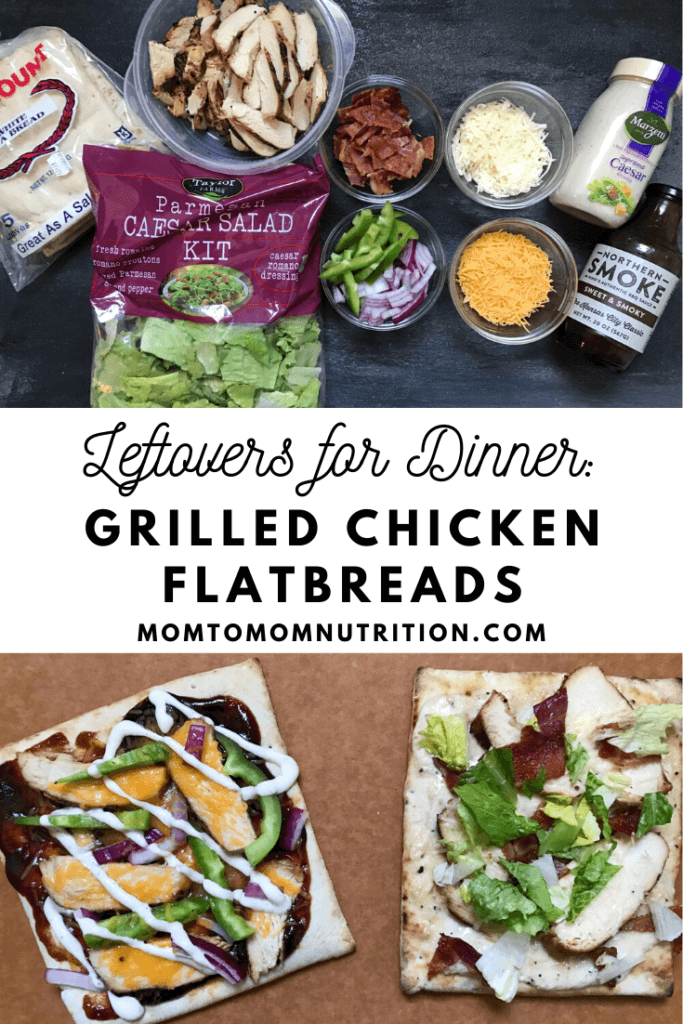 Tired of cooking every night? Then turn to leftovers chicken flatbreads! By using leftovers for dinner, you can not only prevent food waste, but save yourself sometime in the kitchen.