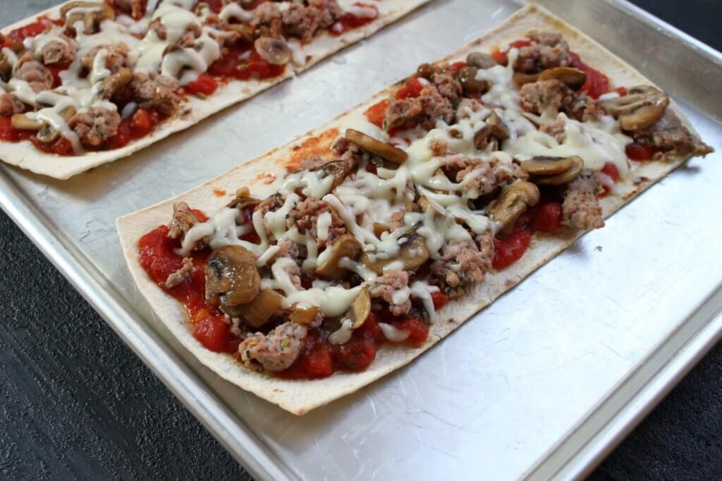 sausage pizza - Mom to Mom Nutrition