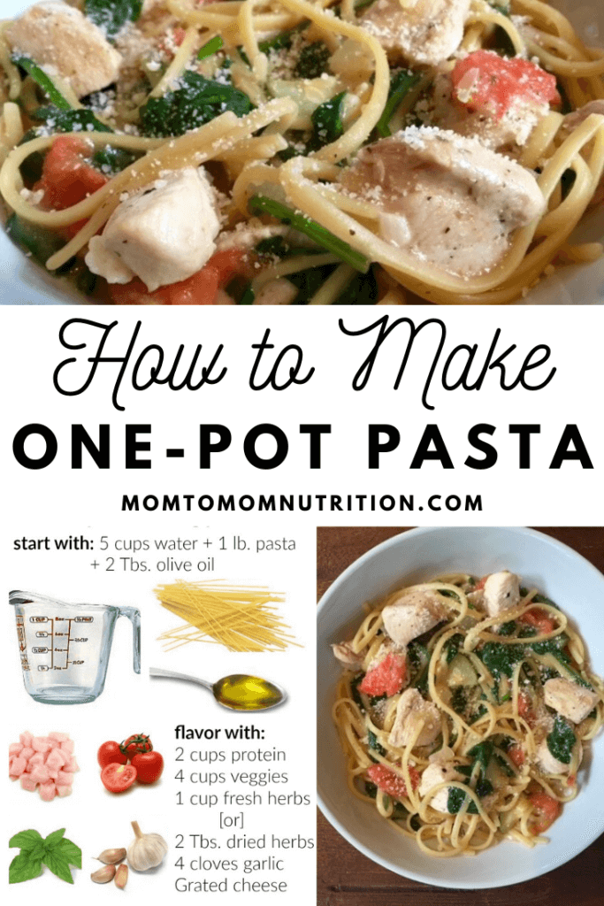 Learn how to make a simple, flavorful weeknight meal using fresh ingredients, whole grain pasta, and one simple one-pot pasta formula. 