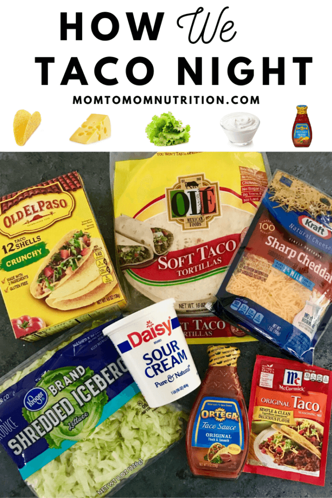 Taco night for a family that includes 4 particular eaters sounds more difficult than it actually is. Here are a few simple strategies that make my family’s taco night delicious AND simple.