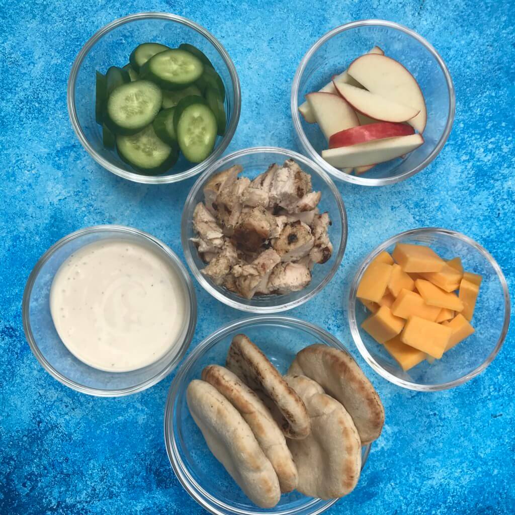 Whether you are packing a lunchbox or preparing a simple lunch at home, your child will love these Mini Pita Pocket Sandwiches. Have one for a snack, or a few for a fresh, healthy meal.