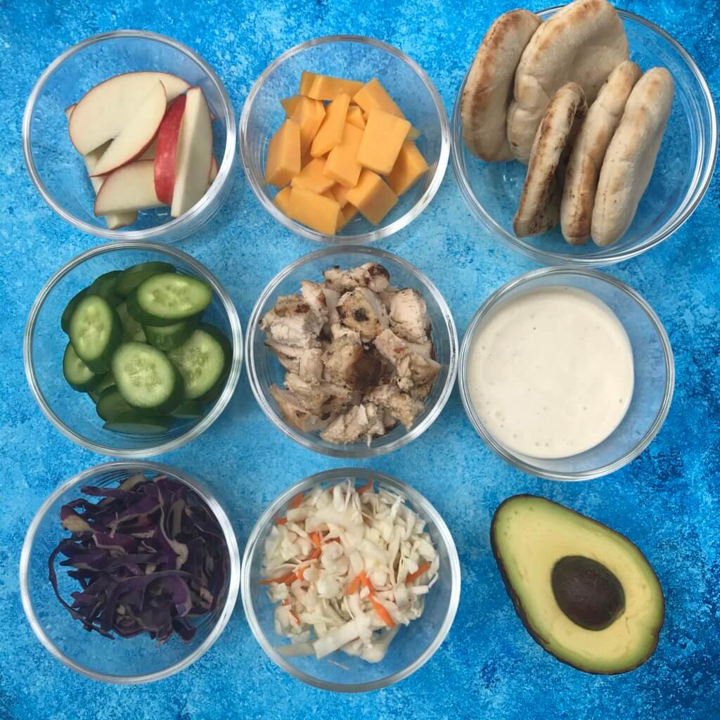 Whether you are packing a lunchbox or preparing a simple lunch at home, your child will love these Mini Pita Pocket Sandwiches. Have one for a snack, or a few for a fresh, healthy meal.