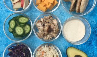 Whether you are packing a lunchbox or preparing a simple lunch at home, your child will love these Mini Pita Pocket Sandwiches. Have one for a snack, or a few for a fresh, healthy meal.