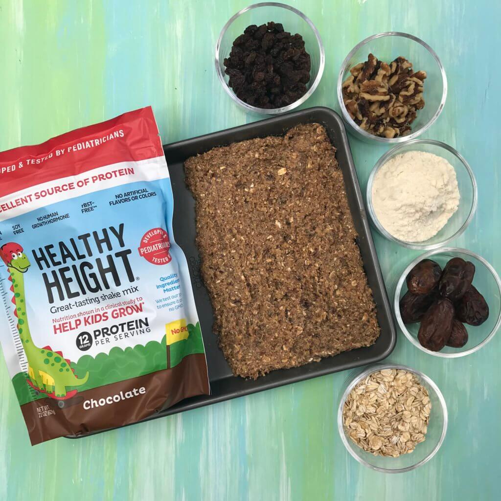 Oatmeal Raisin Cookie Bars make the perfect grab and go treat, made ahead breakfast, or post-dinner snack. All you need is a few simple ingredients for the healthy homemade taste of a cookie in bar form! 