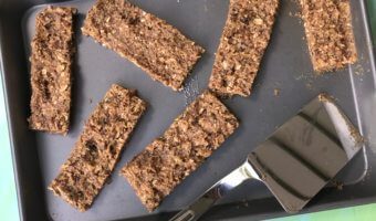 Oatmeal Raisin Cookie Bars make the perfect grab and go treat, made ahead breakfast, or post-dinner snack. All you need is a few simple ingredients for the healthy homemade taste of a cookie in bar form!
